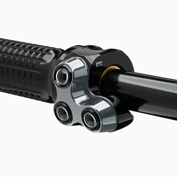 LED -knop Tap Mo.Switch Basic, 3 knoppen, zilver, links [Motogadget] - 0