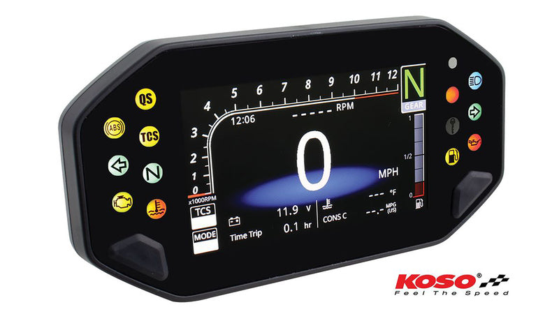Yamaha Xsr 900 [KOSO] - Digitales Multifunktions-Cockpit RX-4 für MT-07/09, XSR 700/900