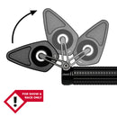 Mo.View Blade Flip Motorclear Mircor, Diamond, Black [Motogadget]-1