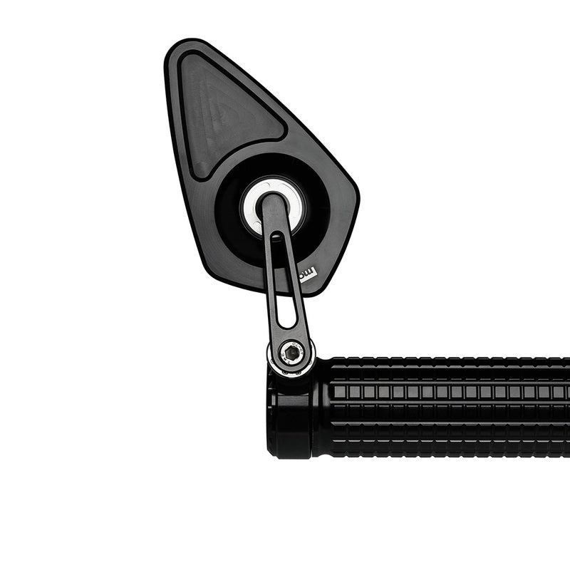 Mo.View Blade Flip Motorcykel Mirror, Diamond, Black [Motogadget]