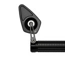 Mo.View Blade Flip Motorclear Mircor, Diamond, Black [Motogadget]-3