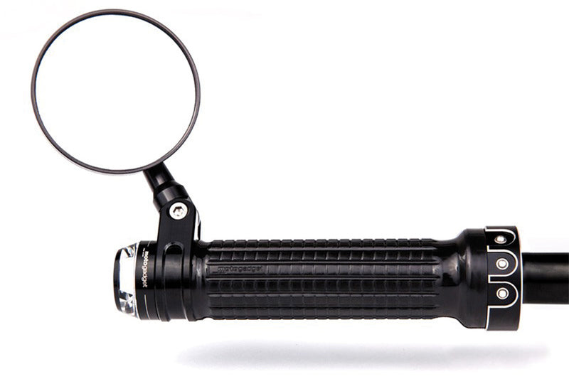 Mootorratta nuppkinnitus. Switch Mini 22mm must/hõbe [MOTOGADGET]