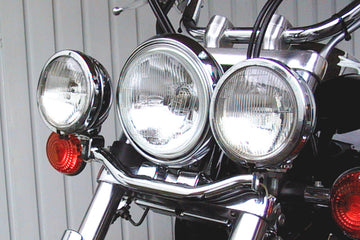 Yamaha Xvs 650 [FEHLING] - Lampenhalter für Zusatzscheinwerfer Yamaha XVS 650 96-03/1100 Drag Star 99-02