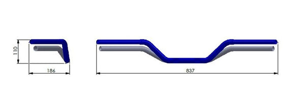 Indian Scout Sixty Scout60 [Highsider] - motorcycle handlebar