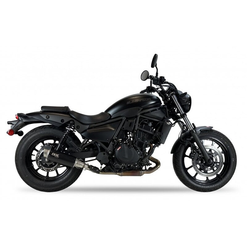 Kawasaki Eliminator 500 [IXIL] - RC3B Slip-On Endtopf Edelstahl Schwarz