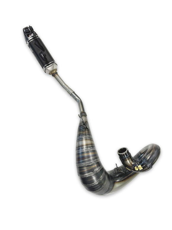 KTM Sx 250 [FRESCO] - コンプリートエキゾーストシステム - カービーマフラー ブラックアルミ