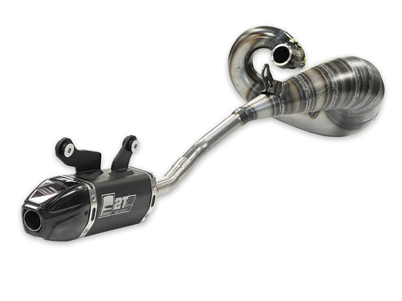 KTM Sx 250 [FRESCO] - コンプリートエキゾーストシステム - カービーマフラー ブラックアルミ