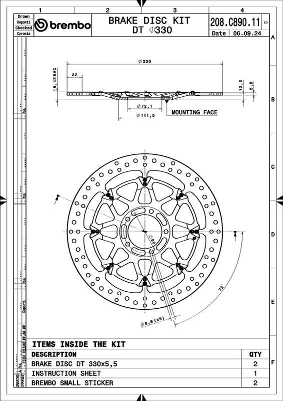 Ducati Panigale 1199 [BREMBO RACING] - UPGRADE disco freno tondo flottante T-Drive