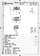 Ducati Hypermotard 1100 [BREMBO RACING] - Bremsecaliper bak BREMBO UPGRADE GP2-CR-4