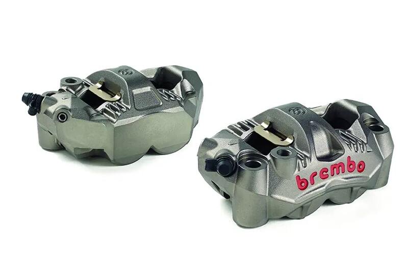 Yamaha Tracer 9 Y-Amt [BREMBO RACING] - GP4-RS Par radialbremsecalipere foran 4 stempler Ø3mm