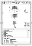 Aprilia Tuono 1000 [BREMBO RACING] - UPGRADEHinterer Bremssattel GP2-SS-4