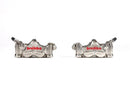 Hypermotard 939 [BREMBO RACING] - Paar GP4RX - 1mm Bremssättel (CNC-gefräst - verchromt) (mit Belägen)