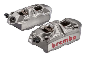 Yamaha Tracer 9 [BREMBO RACING] - Et par M4 bremsekalipre i ét stykke - 18mm/P4 34 (med klodser)