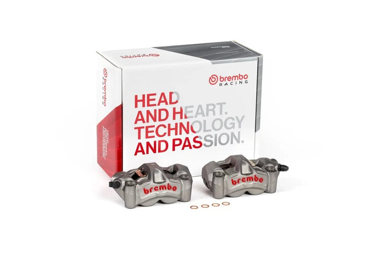 Triumph Street Triple 765 [BREMBO RACING] - M5 Paar Radial-Bremssattel vorne 4 Kolben Ø3mm