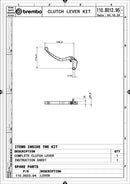 Yamaha Yzf R6 [BREMBO RACING] - Alavanca de embreagem UPGRADE RCS Style