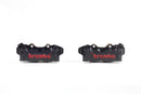 Aprilia Dorsoduro 1200 [BREMBO RACING] - UPGRADE Étriers de frein GP4-RB 4 pistons (la paire) avant, Ø 30/34 mm-2