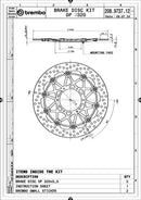 Honda Vtr 1000 Sp 1 [BREMBO RACING] - UPGRADE Supersport rund schwimmend Bremsscheiben - paarweise