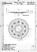 Honda Cbr 1000 Rr-R Fireblade Sp [BREMBO RACING] - UPGRADE Supersport schwimmende Bremsscheibe - 208B85969-2