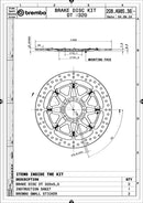 Ducati Monster 821 [BREMBO RACING] - UPGRADE disco freno flottante T-Drive - 208A98536-2
