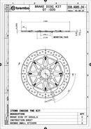 Ktm 1290 Super Duke R [BREMBO RACING] - UPGRADE T-Drive pływające tarcze hamulcowe - 208A98524