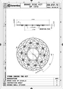 Suzuki Gsx S1000Gx [BREMBO RACING] - ATUALIZAÇÃO de discos de freio redondos flutuantes Supersport - em pares