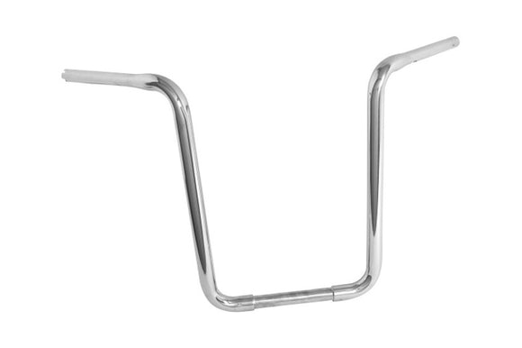 Suzuki M 800 Intruder [HIGHWAY HAWK] - Fat Apehanger 1 tuuman ohjaustanko, 3 reikää, 880 mm leveä 430 mm korkea, kromi