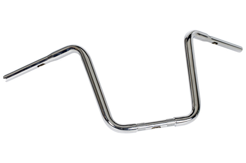 Yamaha Xvs 950 [HIGHWAY HAWK] - Guiador estreito Apehanger de 1 polegada com 3 furos, 860 mm de largura e 350 mm de altura, cromado