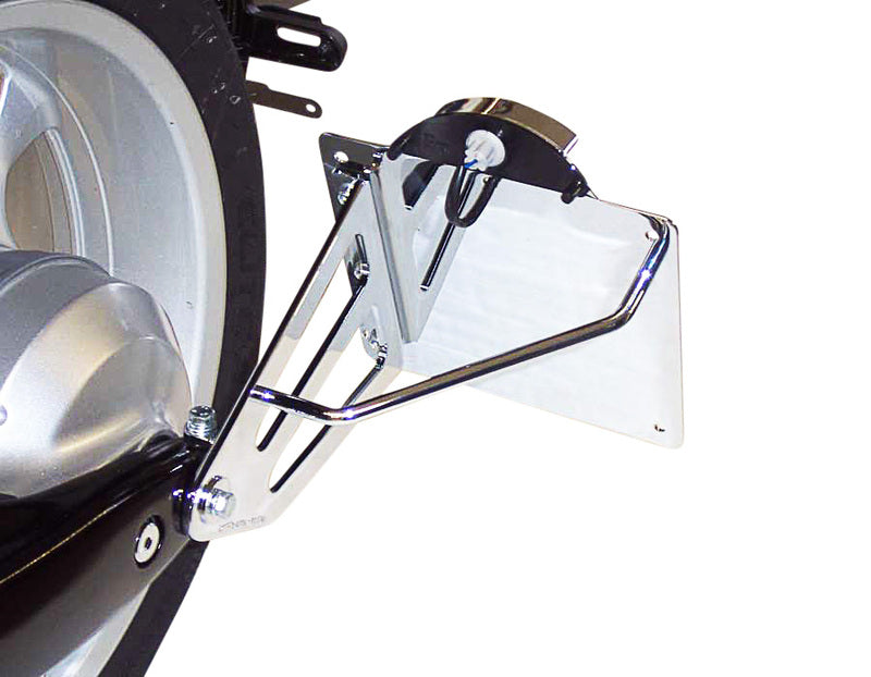 Honda Vt 1300 [BURCHARD EXCELLENCE] - Sidenummerpladeholder med delecertifikat, Honda VT 1300 CX Fury/SC61, krom