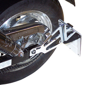 Suzuki Vz 800 Marauder [BURCHARD EXCELLENCE] - Sivurekisterikilven pidike osatodistuksella, Suzuki VZ 800 Marauder/AF kääntövarren korkeus n. 52mm, kiiltävä musta