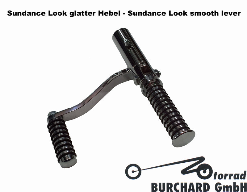 Suzuki Vs 1400 Intruder [BURCHARD EXCELLENCE] - système de repose-pieds avant avec certificat de pièces, +25 cm, Suzuki VS 1400 Intruder, Sundance lisse, noir brillant