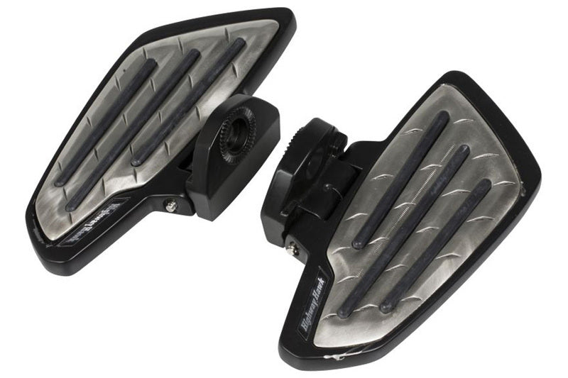 Suzuki Vs 1400 Intruder [HIGHWAY HAWK] - New Tech Glide Metall Fahrer Trittbretter, Suzuki VS Intruder, schwarz