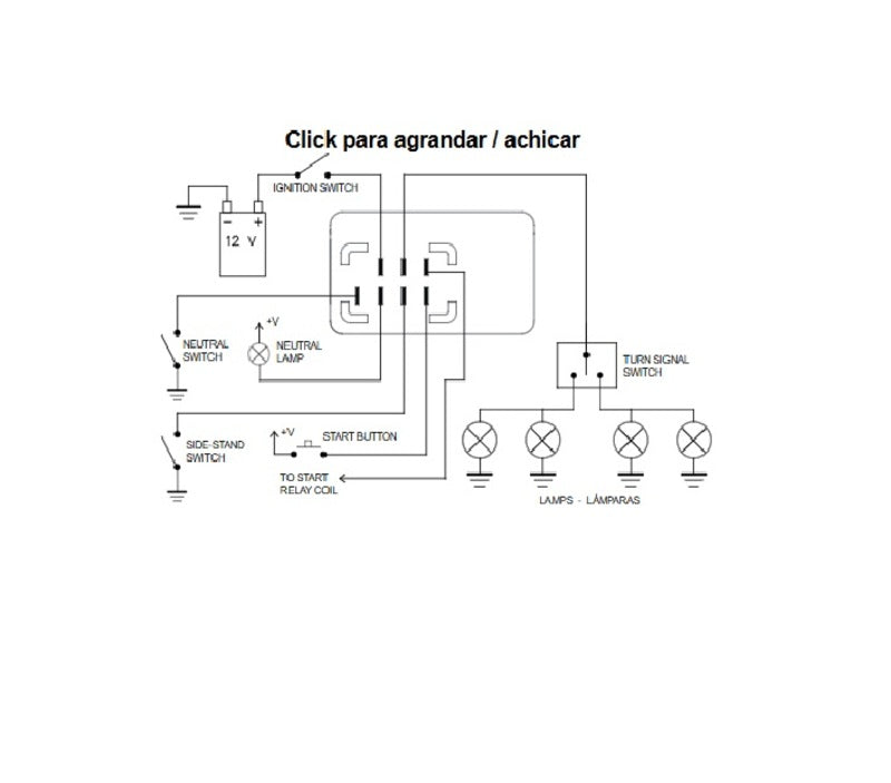 Suzuki Dl 650 V Strom [TECNIUM] - by DZE flasher relay (2+2) X 21W / LED
