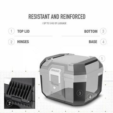 Honda X-Adv [SHAD] - Toptaske Terra TR41 Sort