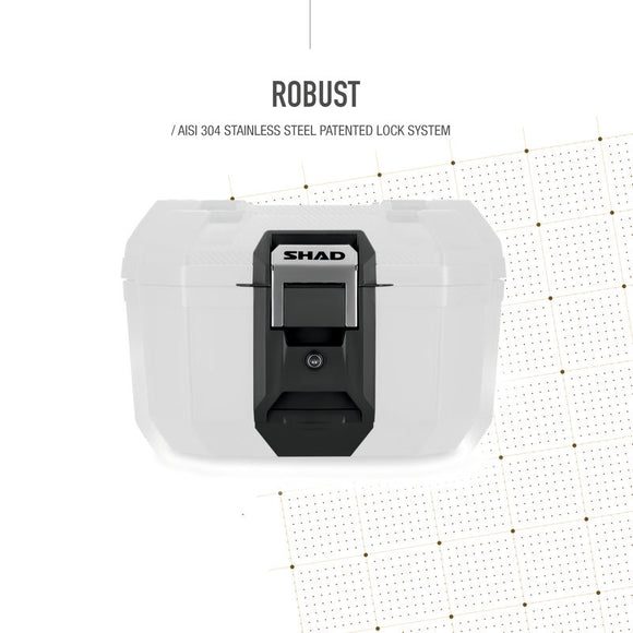 Honda X-Adv [SHAD] - Topcase Terra TR41 sort/aluminium cover