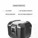 Honda X-Adv [SHAD] - Topcase Terra TR41 sort/aluminium cover