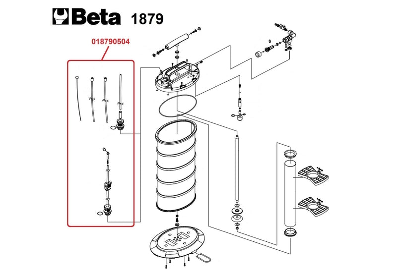 BETA Flüssigkeitsabsauger, manuell und pneumatisch