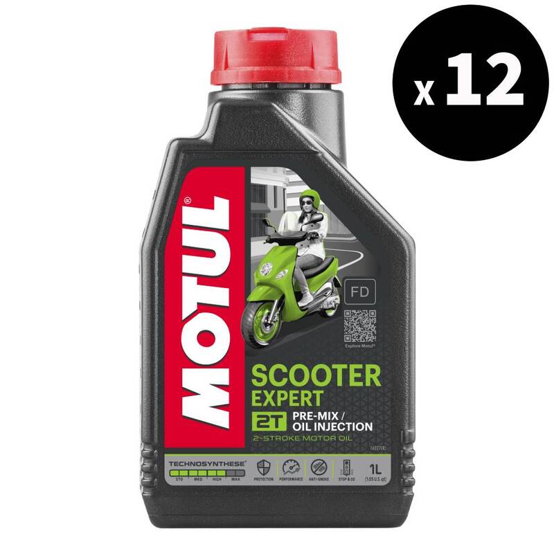 Эксперт по скутеру 2T Моторное масло 1 л, 12 упаковка [Motul]