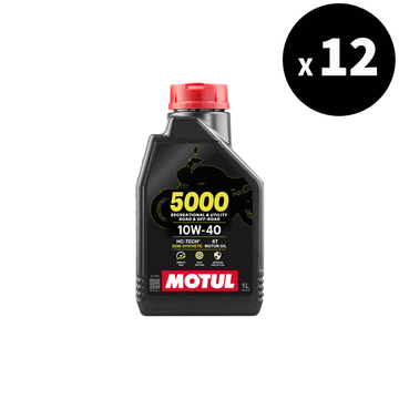 5000 4T 10W40 Моторное масло 1 л, 12 упаковка [Motul]