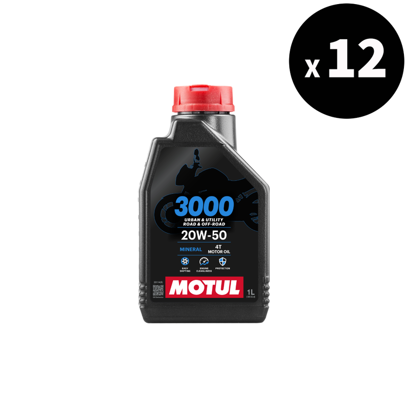 3000 4T Motoröl 20W50 1L 12er-Pack [MOTUL]