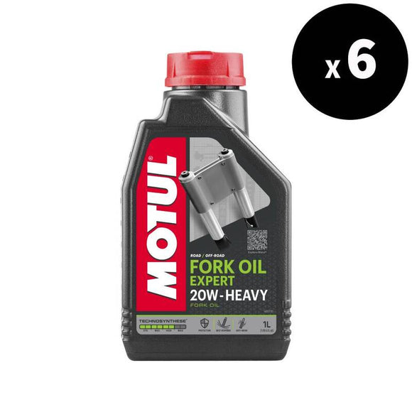 Petróleo de la bifurcación 20W 1L, 6 paquete [Motul]