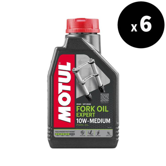 Aceite de horquilla 10W, 1L, 6 paquete [Motul]