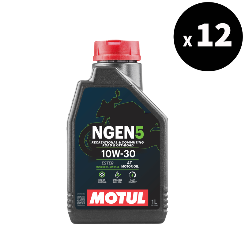 Olio motore NGEN 5 4T 10W-30, 1L 12-pack [Motul]