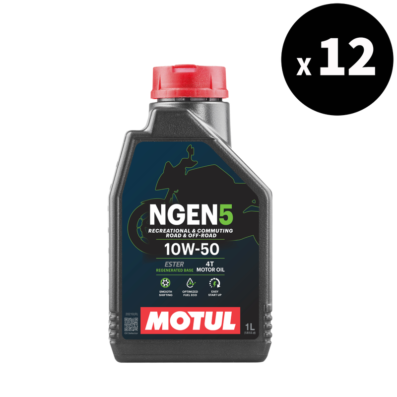 NGEN 5 4T Olej silnikowy 10W-50 1L 12-pakowy [Motul]