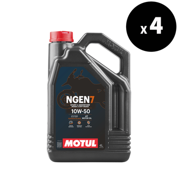 NGEN 7 4Tモーターオイル10W-50 4L 4-Pack [Motul]