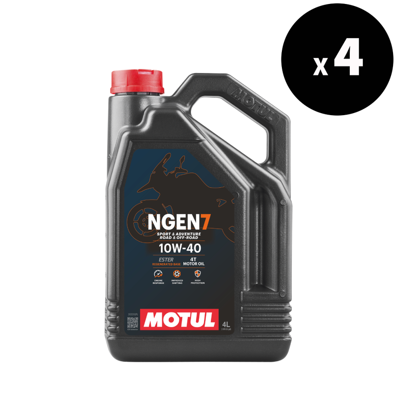 NGEN 7 4T двигателно масло 10W-40, 4L четири опаковки [Motul]