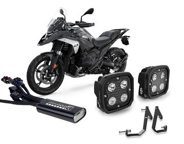 Bmw R 1300 Gs Trophy [DENALI] - D4 LED 10W Beleuchtungsset - mit CanSmart Gen II Controller und Halterung