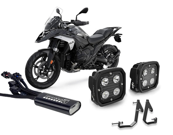 Bmw R 1300 Gs Trophy [DENALI] - D4 LED 10W Beleuchtungsset - mit CanSmart Gen II Controller und Halterung