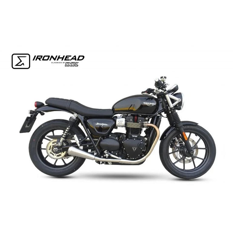 Triumph Street Twin 900 [IXIL] - Slip On Ironhead Conical Schalldämpfer (rechts + links)
