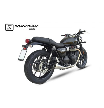 Triumph Street Twin [IXIL] - Slip On Ironhead konisk lyddæmper (højre + venstre)