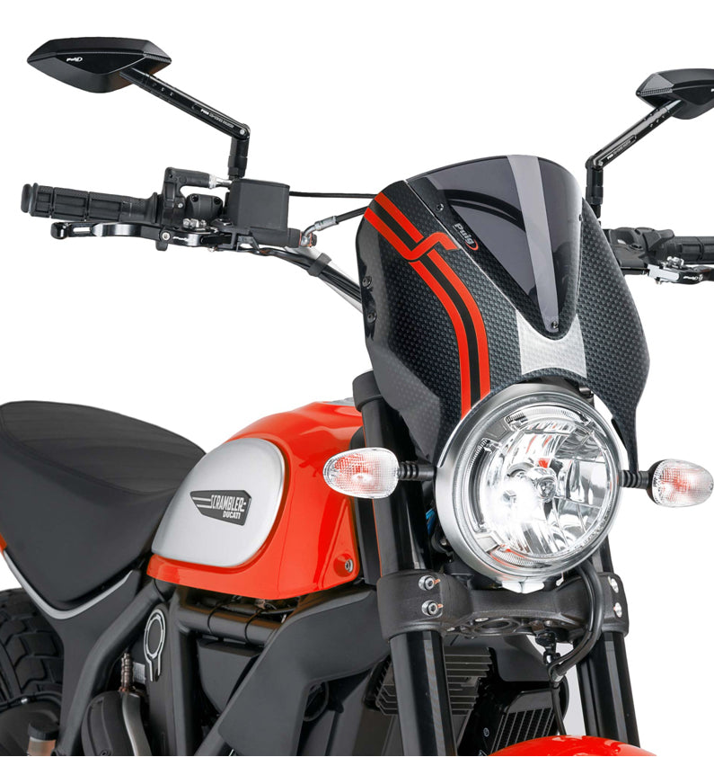 DUCATI SCRAMBLER DESERT SLED [2025] – Visière de pare-brise RetroVision